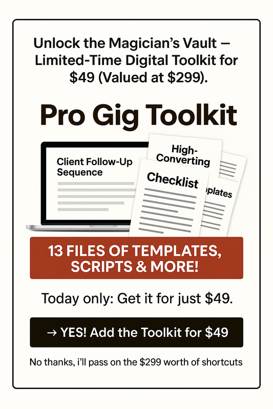 Pro Gig Toolkit