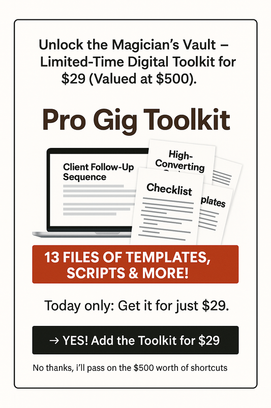Pro Gig Toolkit